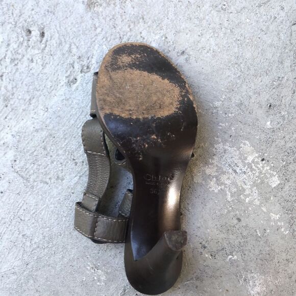 Chloe slip on cris cross sandals - Picture 10 of 11